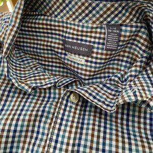 Men's Classic Fit Plaid Button Down Dress Skirt